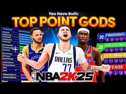 TOP 10 BEST POINT GUARD BUILDS in NBA 2K25
