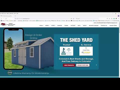 Design A Shed Online I How To Use Our 3D Customizer