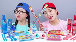 335K views · 3.5K reactions | Red vs Blue Dessert Challenge DONA | DONA English | Facebook