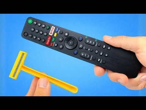 Just 1 Minute! Fix a TV Remote Using a Regular Razor Blade 😱