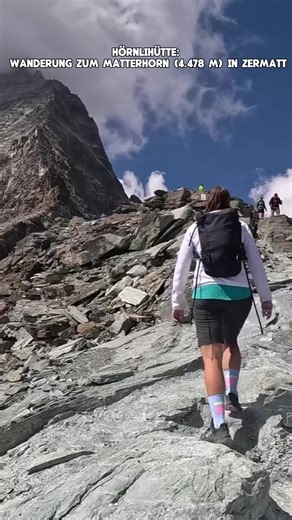 Hörnlihütte Wanderung zum Matterhorn (4.478 m) in Zermatt.Teil#Matterhorn#Matterhornhuette #Zermatt #Alpen