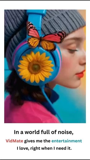 In a world full of noise, I choose my vibe with VidMate😘🥰 Install VidMate app, Enjoy the best video entertainment platform experience. #brandpost #vidmate #vidmateapp #vidmatebrand vidmatefamily | VidMate