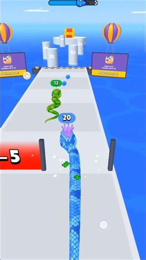 Snake Run 3D Game New update#short #video #treanding #gaming#populargame