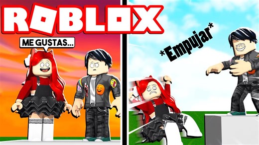 Roblox Pero Empujé a Mi Novia Fuera del Mapa