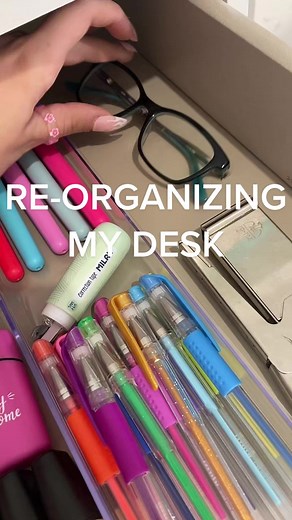 Desk Organization and ASMR Sounds