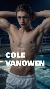 Cole Vanowen after a late night swim #varsitynights #collegeathletes #collegedrama #swimteam