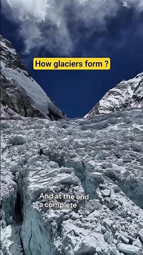 How Glaciers Form ? Formation of Glaciers, Formation of Glacial Ice. Firnification | #glacialgeology