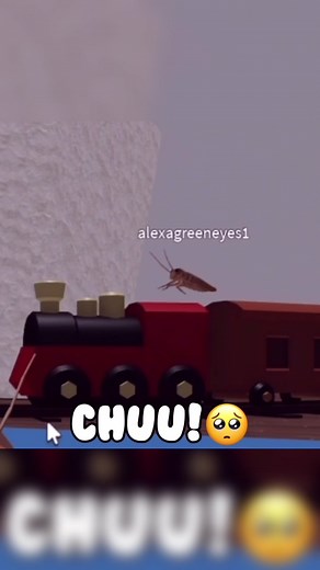 Alexa Riding a Train in Roblox with Rexzilla