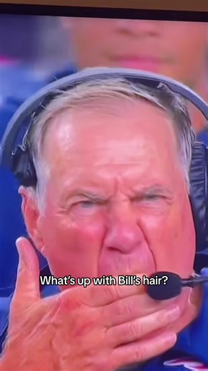 Bill Belichick’s hair looks different on pre draft show with Pat McAfee! Hair transplanet, plugs, or a wig? #nfl #nfldraft #billbelichick