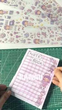 NO GLUE NOTEBOOK 📚😃| #shorts #diy #craft