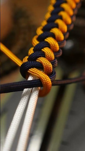 Paracord Zipper Sinnet Bracelet #shorts