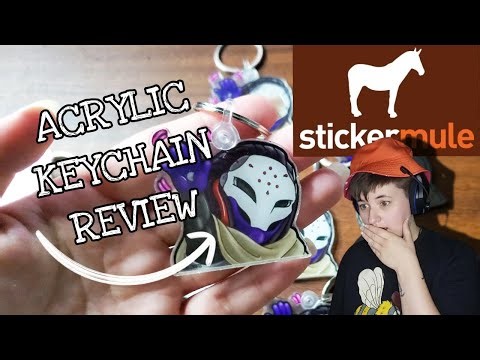 Sticker Mule Unboxing | My Acrylic Keychain Review