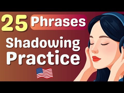 Shadow English Practice With 25 Phrases To Improve English Reading 💯 Learn English