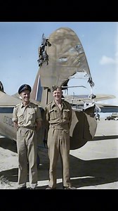 The crew of Bristol Beaufort Mk I DE108 ‘F’ of No. 47 Squadron RAF pose beside their damaged aircraft after returning from an anti-shipping strike in Egypt. #ww2 #aviation #military #pilot | Jets 'n' Props