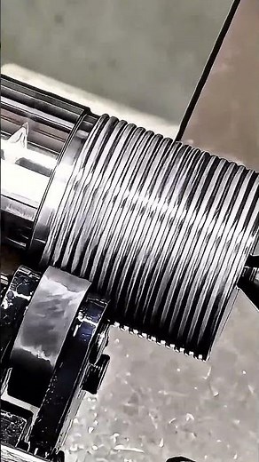 Interesting Lathe Knurling Process