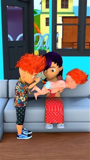 Papa ne pappu ko injection lagaya 💉😭l Gulli Bulli l Cartoon l granny I tmkoc l shortscomedy