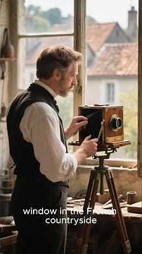 The First Camera Ever Made – The Moment Humanity Captured Time #FirstCamera #FirstPhotograph