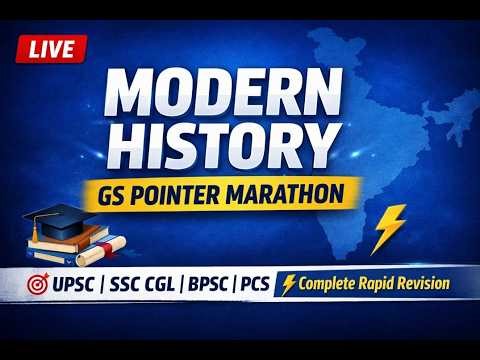 🔥 Modern History GS Pointer part-3 | Complete Revision for All Competitive Exams