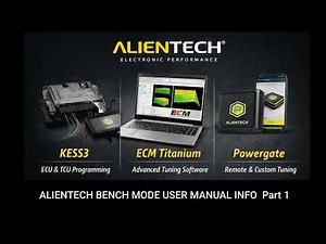 ALIENTECH KESS3 Bench Mode User Manual Example