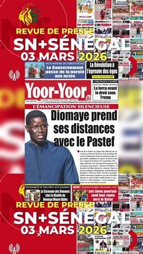 🛑 iREVUE DE PRESSE RFM 03 MARS 2026 🇸🇳#revuedepresse #revuedepressewolof #rfm #revuedepressesenegal #senegalaise_tik_tok