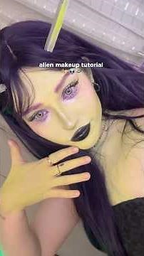 Tutorial on how to do alien makeup for your costume! 👽🛸