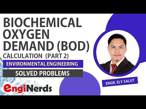 BOD CALCULATION PART 2 | BIOCHEMICAL OXYGEN DEMAND | ENVIRONMENTAL ENGINEERING | BOD