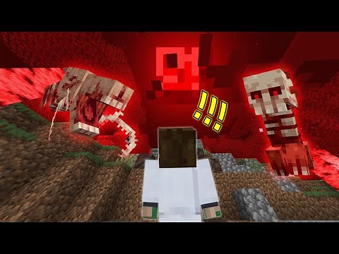 Surviving a Blood Moon in Minecraft