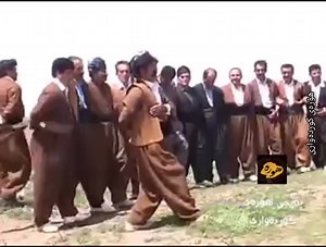 Traditional Kurdish Dance: Unison Movements Outdoors