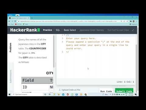 2022-03-21 Hacker Rank Practice