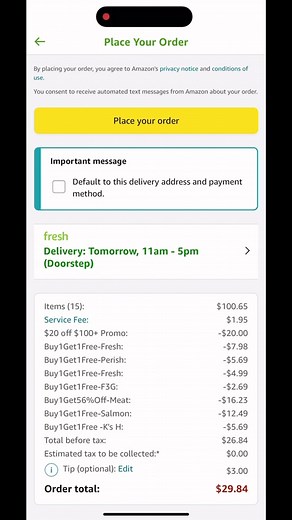 Amazon Fresh got the deals! #amazon #amazonfresh #primeday #affordable #deal #savingmoney