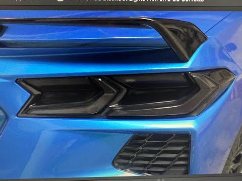 How to Add BlackOut Lights Film on a C8 Corvette