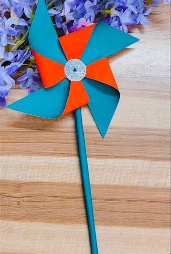 🤩🛞 DIY Paper Windmill 🛞🤩#shorts