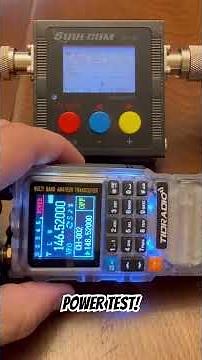 TIDRadio TD-H3 Plus Dual Band Ham Radio Transmit Power Test