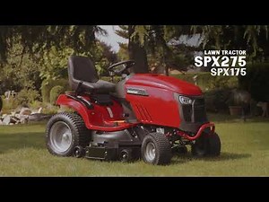 Snapper SPX275 / SPX175 Lawn Tractors with CentreCut™ mower deck.