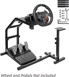 Marada Pro Racing Wheel Simulator Stand Support with V2 Stand Up for G29, G27 and G25 Racing Wheel Stand Without Wheel and Pedals