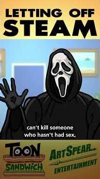 Ghostface in Therapy - TOON SANDWICH #Scream #funny #parody #horror #comedy #movie #animation