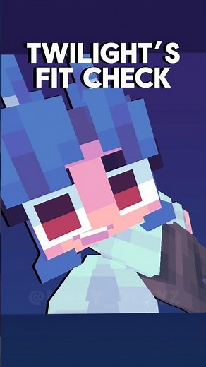 Twilight’s Fit Check - Blockbench Animation | #minecraft #meme #2026