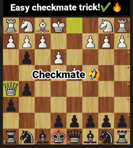 The Simplest Checkmate Trick Ever! 🤣🔥#checkmate