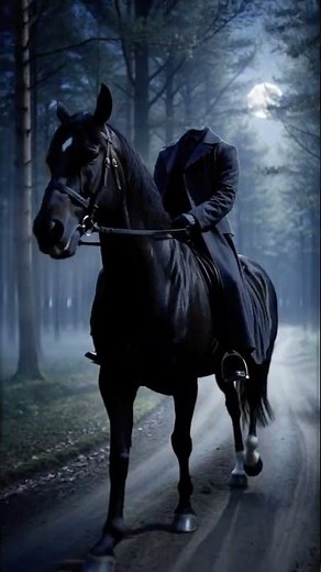 La leyenda del jinete sin cabeza 😨🐎 #curiosidades #datocurioso #cerebro