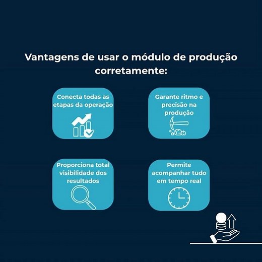 Módulo de Produção: eficiência e controle em cada etapa da operação