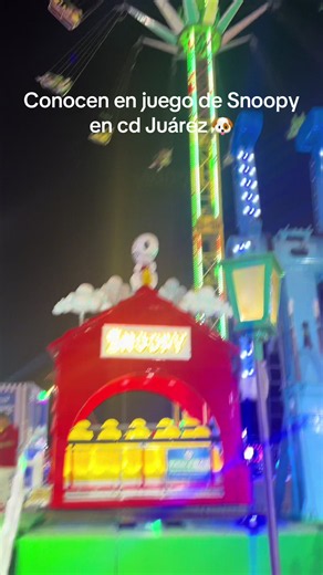 Juego de Snoopy en la Feria de Cd. Juárez — atracción y diversión