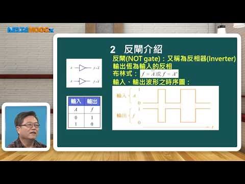 高中數位邏輯設計_基本邏輯閘_反閘_朱洪福