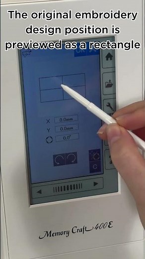 Fine Position and Angle Adjustment Key on the Memory Craft 400E