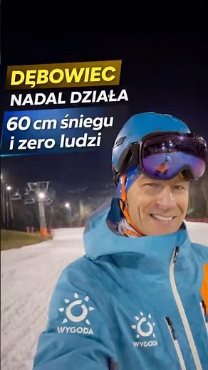 Narty teraz? Dębowiec zaskakuje, 60 cm śniegu i wyciąg czynny!