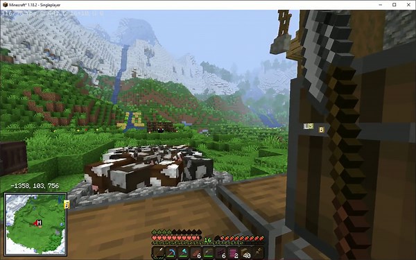 Is this a create issue or something else ? The only thing that I can think of is rendering of the parts that are not directly looked being done in lesser amount causing this , but I do not know how exactly that works so I am not sure .