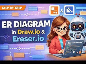 ER Diagram In Draw.io and Eraser.io | Code with bahuli |