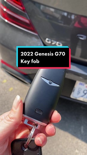 2022 Genesis G70 Key Fob Features Explained