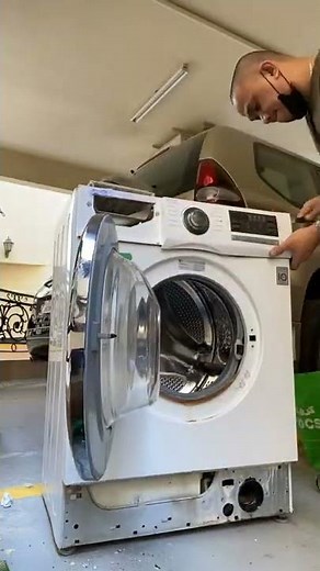 How to remove bearing front load washing machine part 1