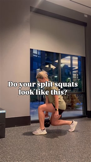 ACL Recovery Playbook on Instagram: "Do your split squats look like this? If they do, you are loading your glutes and not your quads. [peep the vertical shin angle] In ACL rehab the quads are king and we have to make sure we are adequately loading the quads above everything else. Inside the ACL Recovery Playbook we cover quad dominant exercises AND the compensations we typically see patients do. This helps to ensure that you are getting all that you should out of rehab and optimizing your time a