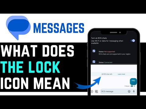 WHAT DOES THE LOCK ICON MEAN ON ANDROID MESSAGES? | NEW UPDATED TUTORIAL 2025!